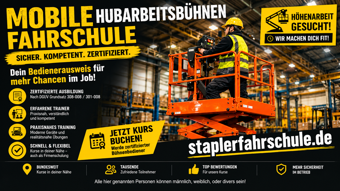 Arbeitsbühnenschein